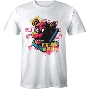 It's Time to Play Funny Cartoon T-shirt Tee